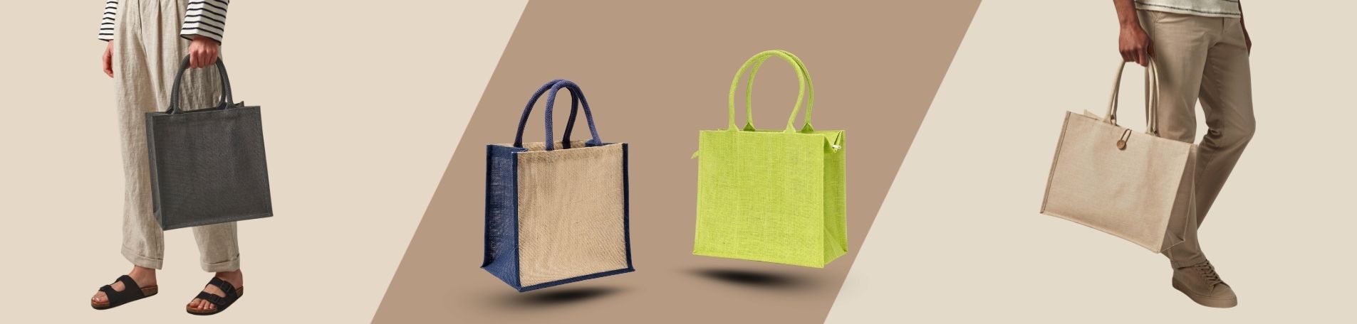 Taschen aus Naturjute