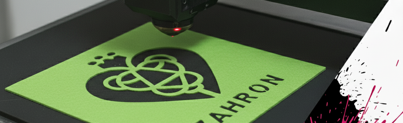 Laserstanzen Banner Baumwolltaschen Design