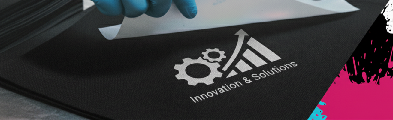 Siebdruck-Transfer Banner Baumwolltaschen